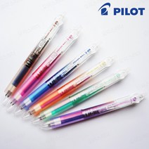 파이롯트 프릭션 3색 컬러풀 투명 한정판 0.38mm 0.5mm 리필 지워지는 볼펜, 프릭션 3색 0.38mm 컬러풀, 투명 핑크(NCP)