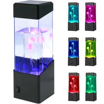LED USB 야간 멀티 컬러 변경 탱크 장스탠드, T01-WHITE, C01-미국