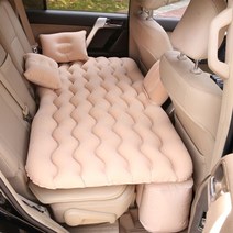 풍선 매트리스 air bed sleep rest car suv travel bed universal car seat bed multi functional for outdoor 캠핑, 베이지, 협력사