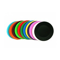 칼라종이접시 단색 1장, 초록