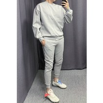 남녀공용 오버핏 절개 조거 밴딩 트레이닝 2컬러