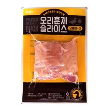 진주 오메가3 오리훈제 슬라이스 400gx3팩 무료배송/냉장 월남쌈 무쌈말이 샐러드 볶음밥 혼밥 간식 야식 안주 홈파티음식, 3팩
