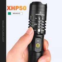 명품 울브스 X5 줌기능 LED랜턴 5000루멘 146G XHP50, 999