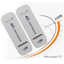 유심 라우터 이동식 와이파이 인터넷 에그 데이터 차량용 4g lte 무선 usb 동글 모바일 광대역 150mbps 모뎀 스틱 sim 카드 무선 usb 150mbps 모뎀 스틱, 2개 흰색