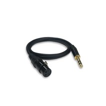 LD네트웍스 애니포트 캐논 XLR(F) to 스테레오(5.5) 마이크 케이블 모음 AP-XLR501FS, 5M