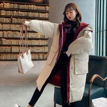 유니즈 빅 포켓 롱 후드 패딩 자켓 + 레모나산 1p