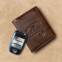 부드러운 천연소가죽 중년 아빠 카드지갑 기념일선물 슬림지갑 반지갑선물 간결한디자인 남자용지갑 캐주얼