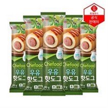 [롯데푸드] Chefood 우유핫도그 70gx12개, 2세트
