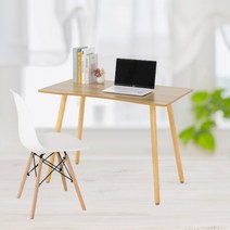 재택근무용 심플한 거실용 컴퓨터 1인가구 책상 70x40, 화이트