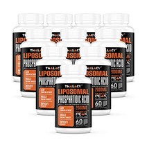 체중조절 2000mg 리포좀 포스파티드산 | 머슬 빌더 남성과 여성을 위한 고흡수성 근육 구축 보충제 근육증강제 mTOR 단백질 합성 & 희박체 질량 강도 60캡슐, 10팩
