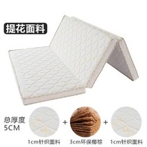 천연 코이어 매트리스 코코넛 팜 매트리스 패드 단단한 코이어 팜 접이식 매트리스 어린이 매트리스 100 천연 코이어 매트리스, 100X190cm+Thickness 5cm+F