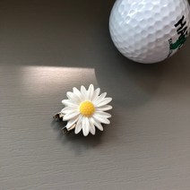 로로얼로이 민들레 플라워 골프 볼마커, 화이트