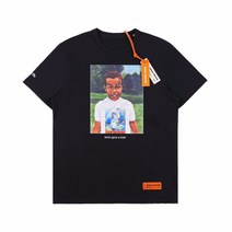 HERON PRESTON 헤론프레스톤 보이프린트 반팔티셔츠