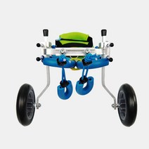 강아지 뒷다리 보조기 재활 보행기 고양이 휠체어, XXS