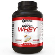 Driven WHEY- 잔디 사육 유청 단백질 파우더 맛있고 깨끗한 셰이크- BCAA와 소화 효소가 첨가된 23g으로 근육 회복 개선(바닐라 드림 5 lb), 5파운드, 바나나 파이