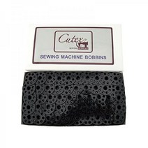 살 기반 DNU-241 DNU-1541 LS-341 LS-1341용 Cutex 100 블랙 스틸 보빈