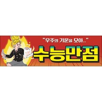 맑은누리디자인 미니핸디형 수능현수막 006-가로형 70x21cm (가공선택필수) [주문제작]