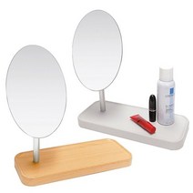 모비딕파워 [모비딕파워] 화장경 확대거울 미용거울 인테리어거울 사각거울 3면거울 발광거울, 아★ 롱트레이 우드거울 타원형거울 트레이받침(314롱), 아★ 그레이트레이