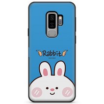 갤럭시 S9 플러스 케이스 데이투데이 래빗 페이스 마그네틱 카드 범퍼 SM-G965 N