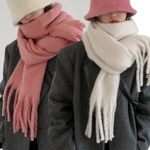 포근한 오버사이즈 겨울 남자 여자 커플 머플러 크리스마스 목도리 6색