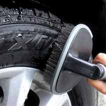 셀프세차 차량용품 타이어솔 브러쉬 2p 특수실리콘 새차 차량관리 승용차 광택, 1개, 타이어솔 2개