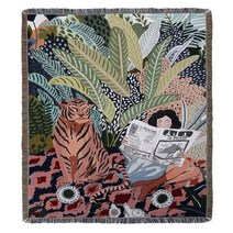 수제담요 캠핑러그 캠핑담요 손뜨개니트재질무릎담요노르딕 보헤미안 면 니트 담요 야외 깔개