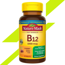 Nature Made 네이처 메이드 비타민B12 시아노코발라민 1000mcg 사탕 50정