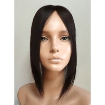 모드홀릭 인모 3중 불파트 정수리와 앞머리 보정 가발 부분가발, 인모3중불파트 중 어두운갈색, 1개