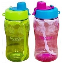 네오클레인 네오 빨대 물병 350ml 1개 물통 휴대용물병 보틀 생수병