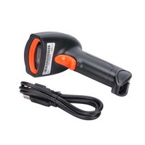 3D스캐너 3d 스캐닝 휴대용스캐너 U2W 3D 바코드 리더 및 S8 QR PDF417 2.4G 무선 유선 핸드 헬드 스캐너 U, 02 주황색