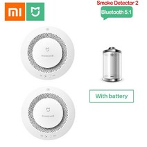 화재 연기 감지기 j 연기 감지기 하니웰 센서 블루투스 화재 경보 스마트 홈 원격 앱, 02 2pcs