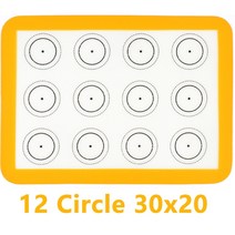 macaron mat 마카롱도안 실리콘 베이킹 매트 과자 패드 시트 비 스틱 오븐 시트 라이너 베이커리 도구 쿠키 빵 마카롱 주방 Bakeware, [03] C