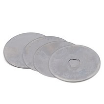 원단재단기 재단가위 커팅28/45/60mm 로터리 커터 블레이드 라운드 퀼팅 패브릭 바느질 공예용 교체 커팅, 05 5 pc 45mm