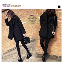 토베나 TW101H 오버핏하프자켓 코트