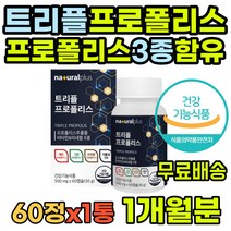 플라보노이드 면역케어 영양제 프로폴리스 수험생 주부 중년 여성 할머니 건강 부모님 프로플리스 항산화 아연 집들이 식약처인증 토코페롤 할아버지 온가족 면역강화제 활성산소 효도선물