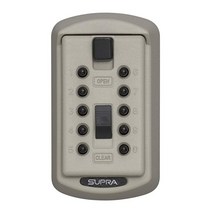 Kidde AccessPoint 001170 KeySafe 오리지널 슬림라인 푸시 버튼 결합 영구 키 잠금 박스 2키 티타늄 그레이 001414 632659
