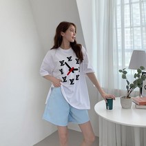 오슈 여름 파스텔톤 컬러풀 3부 편한 통큰 숏 반바지