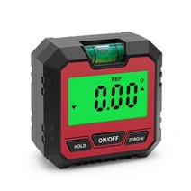 각도자 Precision Digital Inclinometer Electron Magtic Base Protractor Angle Finder Bevel Box, 02 빨간