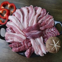 히든포크 숨긴돼지 뒷고기 모듬세트1kg 두항정 설하 관자 볼살 캠핑 차박 야유회 특수부위, 뒷고기 모듬세트(두항정 설하 관자 볼살) 1kg