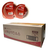 숯불매운치킨소스(동원홈푸드 딥핑볼 컵 30g) X32, 동원 숯불매운소스 30g(BOX)