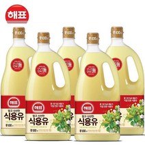 해표 콩기름 식용유 1.8L, 5개입