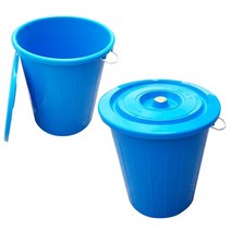 공장 큰쓰레기통 김치보관통 큰 플라스틱통 75L 대용량 청소업체 대형버킷