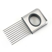 가정용 육절기 고기 써는 기계 새로운 스테인레스 스틸 양파 cutte 음식 슬라이스 보조 야채 홀더 tenderizer 양파 절단 과일 토마토 커터 슬라이서 좋은, 스타일 2