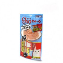 이나바 챠오츄르 고양이 간식 56g 4개입 5개, 챠오츄르 참치+헤어볼 56g