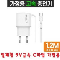 u9c 블루투스이어폰 코드리스이어폰 TWS 충전기추천, 스피디 일체형 9V 급속 C타입 - 화이트
