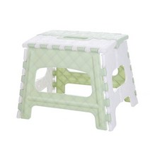 수납 의자 스툴 플라스틱 다목적 접이식 발판 집 기차 야외 스토리지 휴대용 가정용 스토리지, 02 Green