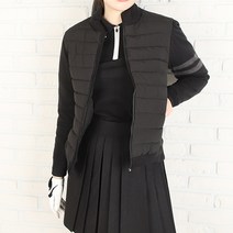 [그린조이패딩] [MM스포츠]여성 겨울 골프 방풍 바람막이 니트 패딩 자켓