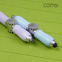Coms 4 in 1피젯스피너 볼펜 터치펜 램프 색상 랜덤, 본상품선택, 본상품선택