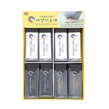 심플라이프 자석 지우개 32개(박스), 혼합 색상, 1박스