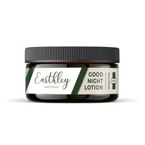 Earthley Wellness Good Night 로션 마그네슘 로션 살구 오일 시어 버터 망고 버터 칸델릴라 왁스 라벤더 에센셜 오일 비건 (레귤러 226.8g, Sensitive